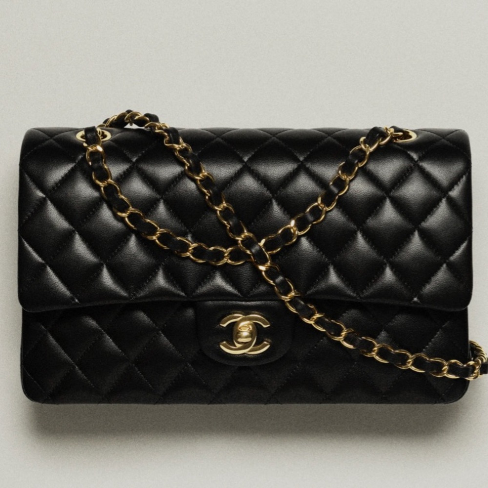 Classic Double Flap Bag Quilted Lambskin Medium